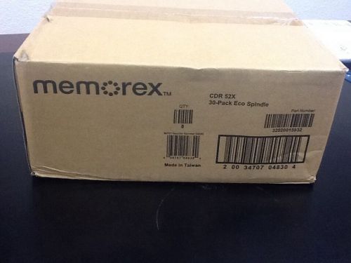 MEMOREX CD-R --  8 PACKS OF 30 EACH ---  TOTAL OF 240 CDs