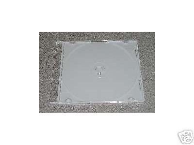 200 NEW 5.2MM SUPER SLIM CD CASES W/WHITE TRAY PSC16WHT