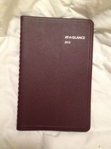 AT-A-GLANCE 2015 Planner calendar NEW 70-075 Weekly Appointment Book 4-7/8&#034; x 8&#034;