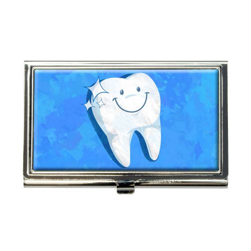 Happy Tooth Dentist Business Credit Card Holder Case
