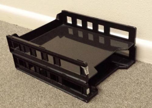 6 FOR $9.99 - Horizontal Desk File Trays - STACKABLE - 6 for &amp; 9.99