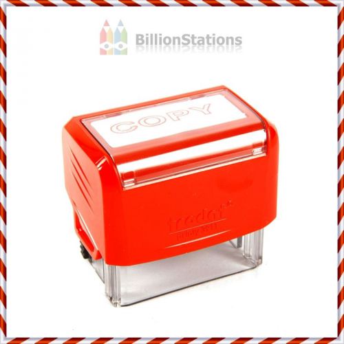 TRODAT RUBBER STAMP SELF-INKING &#034;COPY&#034; - RED INK