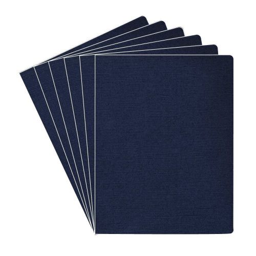 Fellowes Linen Presentation Covers, Oversize, Navy, 200 Pack, FRee Shipping !