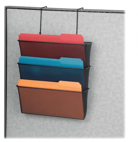 3 tier 4&#034; cubicle mesh mount folder envelop holder sorter organizer storage tool for sale