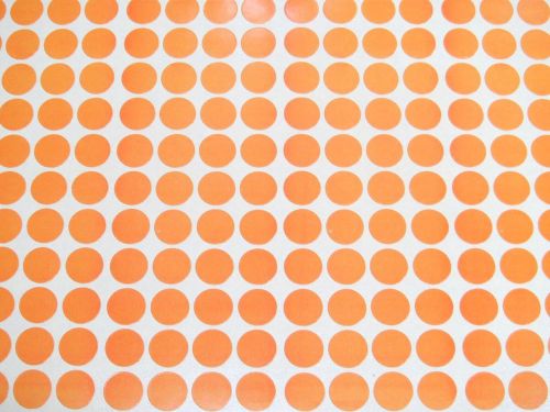 960pcs 1cm orange dots color filing coding packing labels sticker