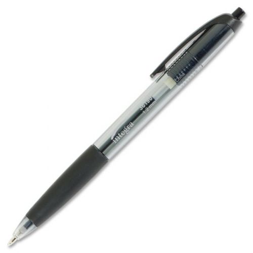 Integra Rubber Grip Retractable Ballpoint Bold Pens - Bold Pen Point (ita36190)