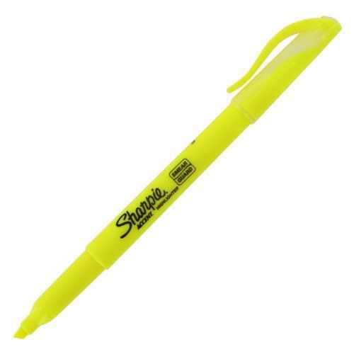 Sharpie accent pocket highlighter - fine marker point type - chisel (27025) for sale