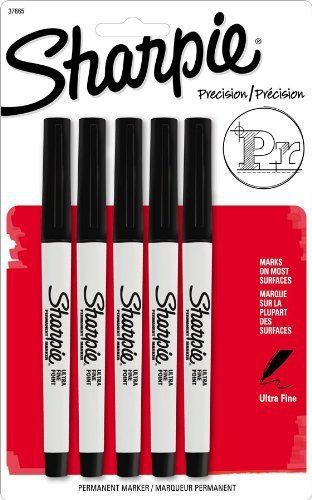 Sharpie permanent ultra fine marker - fine marker point type - black (37665pp) for sale
