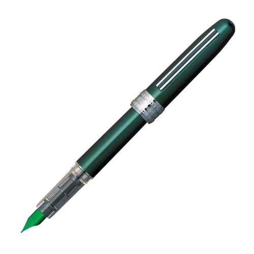 F/S NEW Platinum Nian Brush Plaisir Fountain Pen Green PGB1000 # 41-2 Japan 1114