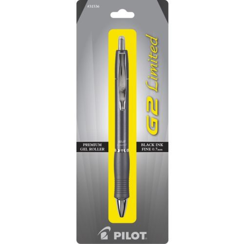 Pilot g2 limited metal barrel gel pens - fine pen point type - 0.7 mm (31536) for sale