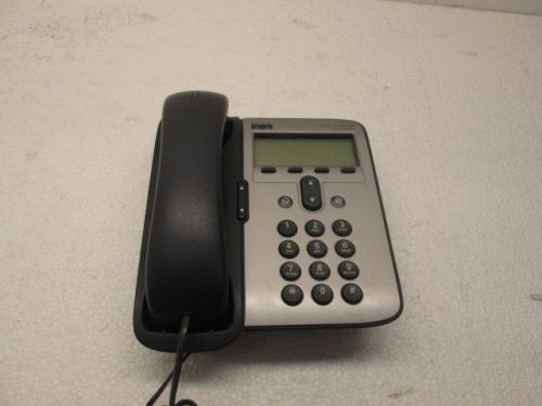 CISCO CP-7911G UNIFIED IP PHONE (PHONE WILL NOT REGISTER &amp; MISSING STAND)