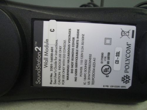 Polycom Soundstation 2 Conference Phone Parts or Repair L1049