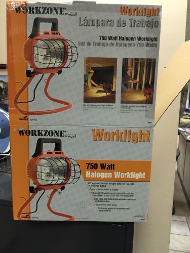 BARGAIN! NEW Original Workzone 750 Watt Halogen Worklight COMPLETE with Bul