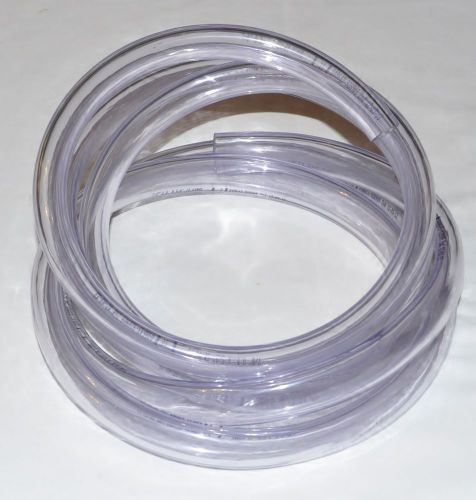 Clear Flexible Vinyl Tubing - 5/8&#034; ID - 7/8&#034; OD - per foot length - see details
