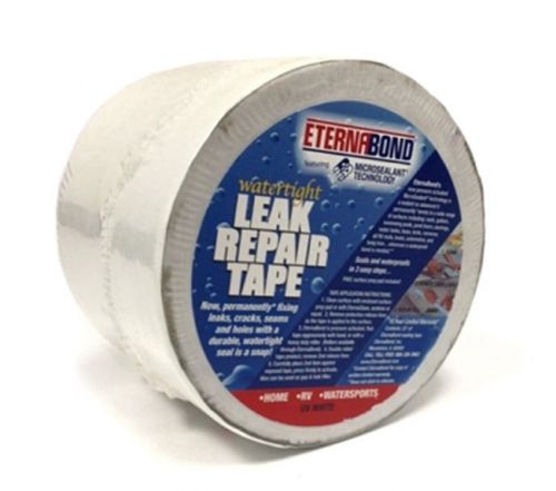 Leak repair tape - eternabond rsw-4-50 white roof seal for sale