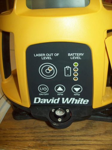 David White Auto Laser LEVEL 900 4700 ROTARY SURVEYING SET LD-18 RECEIVER NEW