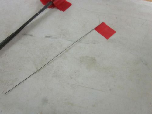 LOT OF ~50~ SURVEY MARKING ELECTRIC LINES WARNING ~RED~ STAKE FLAGS 21&#034; LONG NEW