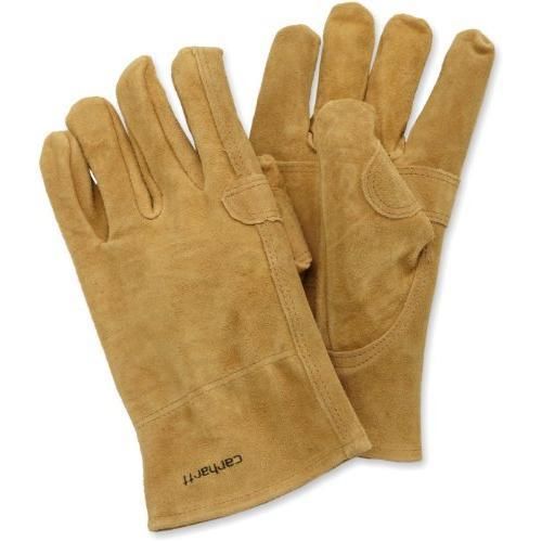 Carhartt Men&#039;s Leather Fencer Work Glove, Brown, X-Large New