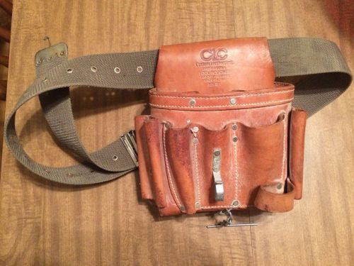 Custom Leathercraft Professional Tool Pouch No. 521 Includes M-N Belt