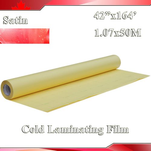 1968x42&#034; (50x1.07m) 2mil satin matt vinyl cold laminating film laminator for sale
