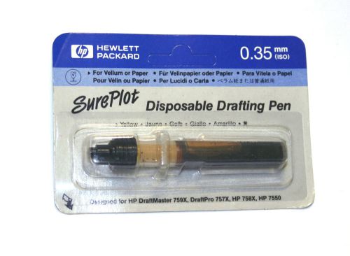 HP Disposable Drafting Pen DPP for Plotter  0.35 mm Yellow