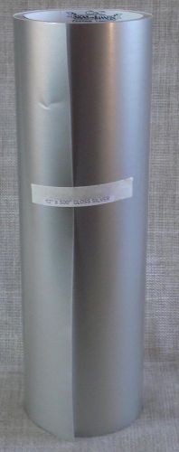 12&#034; x 300&#034; silver sign vinyl for plotter cutter crafts graphic 25 ft. for sale