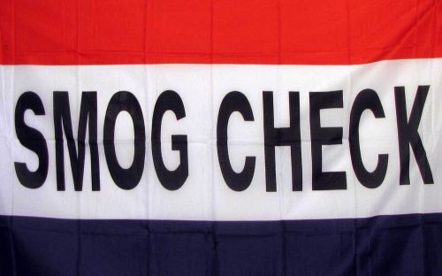 SMOG CHECK  3&#039;x5&#039; Polyester Flag