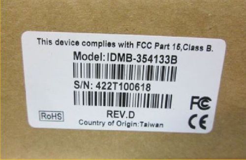 New! 5 ID TECH IDMB-354133B MiniMag Duo Magnetic Card Reader USB Black