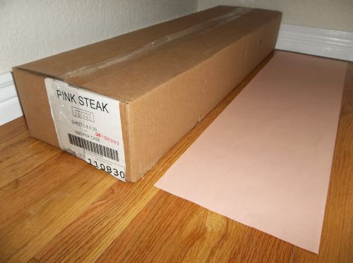 Pink steak paper  8&#034; x 30&#034;  1000 butcher meat tray liners  quality juice control for sale