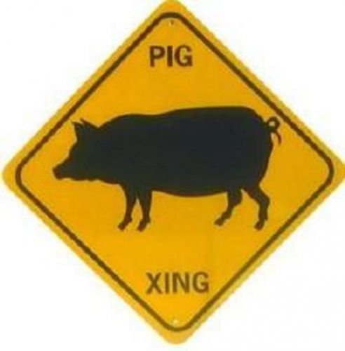 PIG XING  Aluminum Sign  Won&#039;t rust or fade