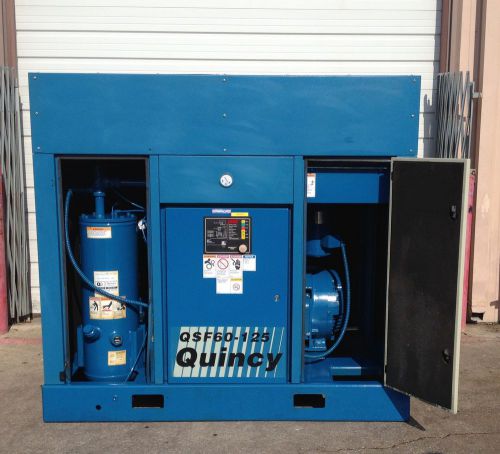 60hp quincy air compressor screw, qsf-60 #772 for sale