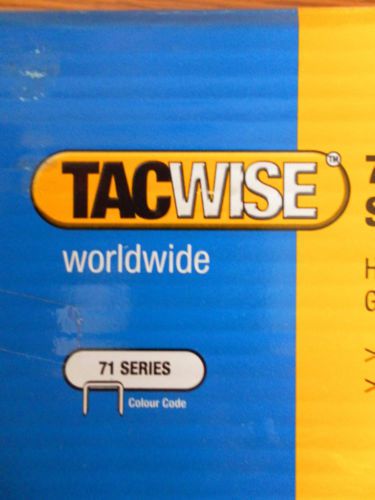 One Box of TacWise 71/14mm 9/16&#034; 71 Series Staples (10,000 staples)