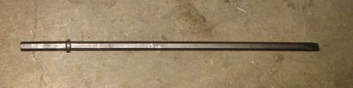 Brunner &amp; lay 1 1/4 ” chisel bit 1-1/8&#034;x6&#034; hex shank 36&#034; long usa made jack hammer for sale