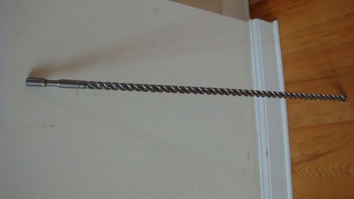 Dewalt DW5750  3/4  x31&#034;x 36&#034; 4 Cutter Spline Shank Carbide Rotary Hammer Drill Bit
