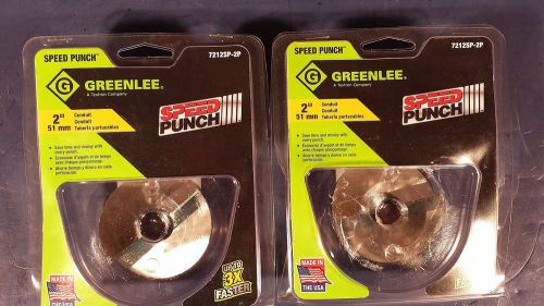 **NEW** ONE GREENLEE 2 INCH SPEED PUNCH 7212SP-2P