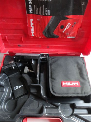 VERY NICE USED HILTI PMP34 LASER LEVEL SELF-LEVELING,PMP 34 IN CASE W ACCESORIES