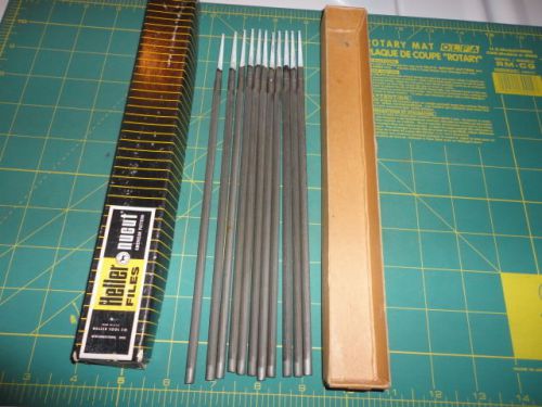 Heller Nucut Round Chain Saw Files Eleven (11) 8&#039;&#039;x7/32&#039;&#039; Round Made in USA