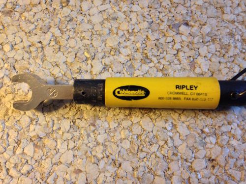 Ripley Tools Torque Wrench - 7/16 - 20lbs