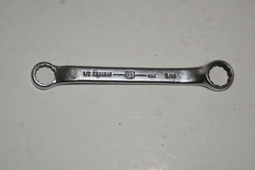 Billings Wrench  ZBS1618,  1/2 X 9/16