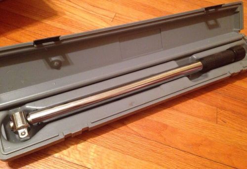 J S Technology Inc. 10-150 Ft-Lbs Torque Wrench 1/2&#034; Drive 53100 Made In USA