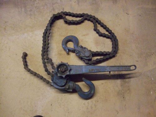 Yale &amp; towne 3 ton pull lift hoist hand winch heavy duty for sale