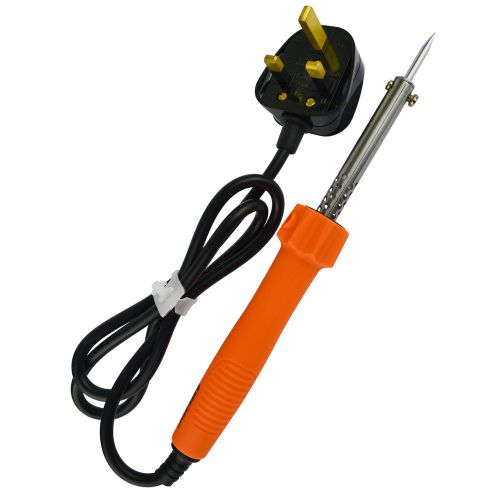 30w soldering iron electric solder 230v with copper tip by bergen at215 for sale