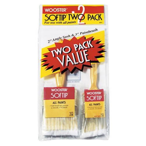 Wooster Brush 5971 Softip 2-Pack-2PK SOFTIP BRUSH SET