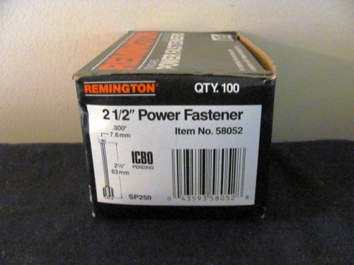 Remington 2  1/2 &#034; Power Fasteners 100 pcs. #58052