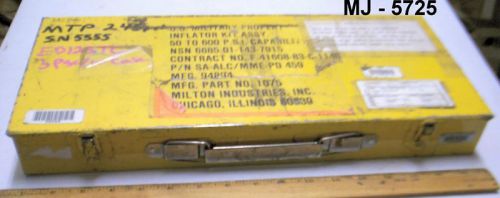 Milton industries inc - inflator kit assembly with case - p/n: sa-alc/mme-pd 459 for sale