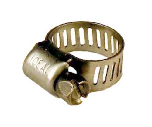 Small Worm Clamp-2-Pk, Stainless Steel- 5/16in to 5/8in