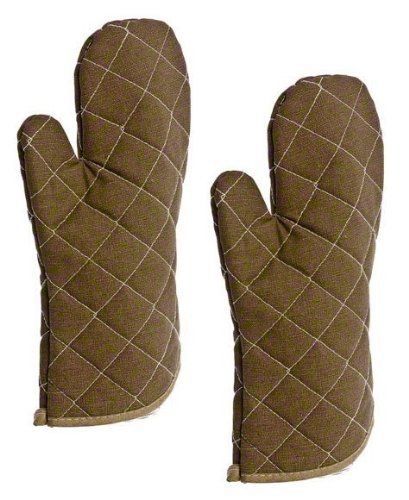 NEW Update International TFR-17 Flame Retardant Oven Mitts  17-Inch (2)