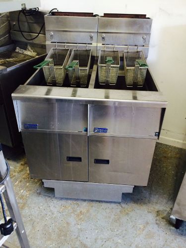 Used pitco frialator solstice system double fryer 2-sg14r s/fd 11,064.79 for sale