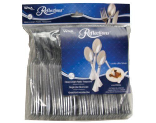 Reflections ref320sp polystyrene #6 cutlery spoon  6-1/4&#034; length  silver (8 pack for sale