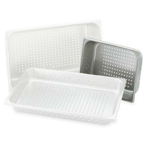 Vollrath (30243) 4&#034; Deep Super Pan Half Size SS Anti-Jam Perforated Steam Table